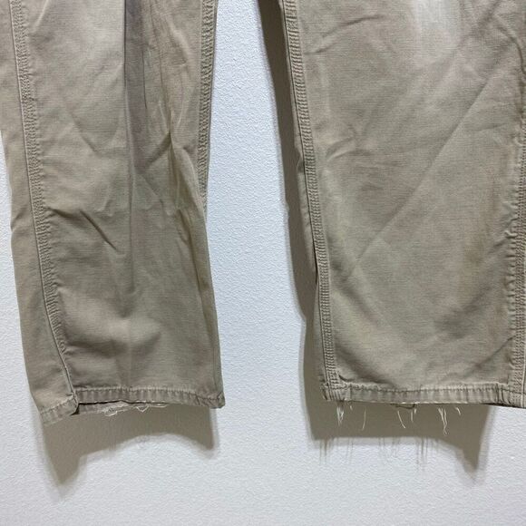 Carhartt Men's Tan and Cream Jeans Size 36”X30” - Picture 3 of 12